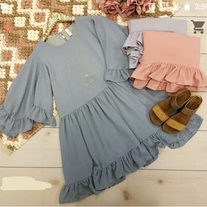 Babydoll ruffle dress